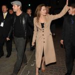 Angelina Jolie arrives at the Los Angeles Premiere of "Beowulf" at Westwood Village on November 5, 2007 in Weswood, California.