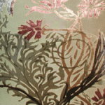 Vines-avocado devore burnout fabric