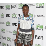 Lupita-Nyongo in Elie Saab Resort 2014
