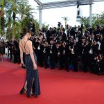 Milla Jovovich in Prada Cannes Film Festival